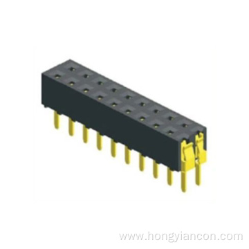 2.54mm Female Socket Connector Dual Row Straight